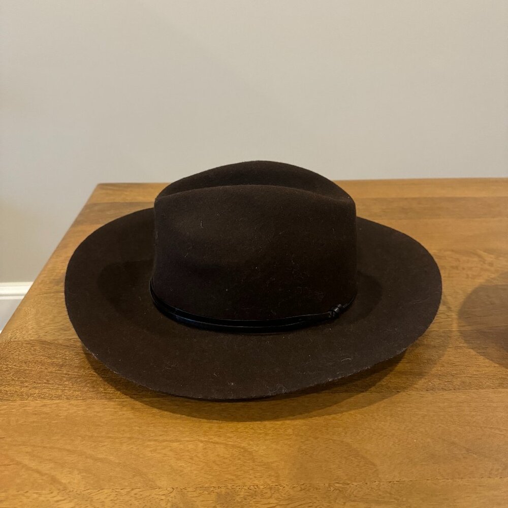 Leith Brown Wool Hat